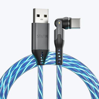 Globright 360: Universal Magnetic Charge Cable | 5-In-1 | LED Glow | 360° Rotating Head | Compatible with Most Mobile Phones & Electronic Devices