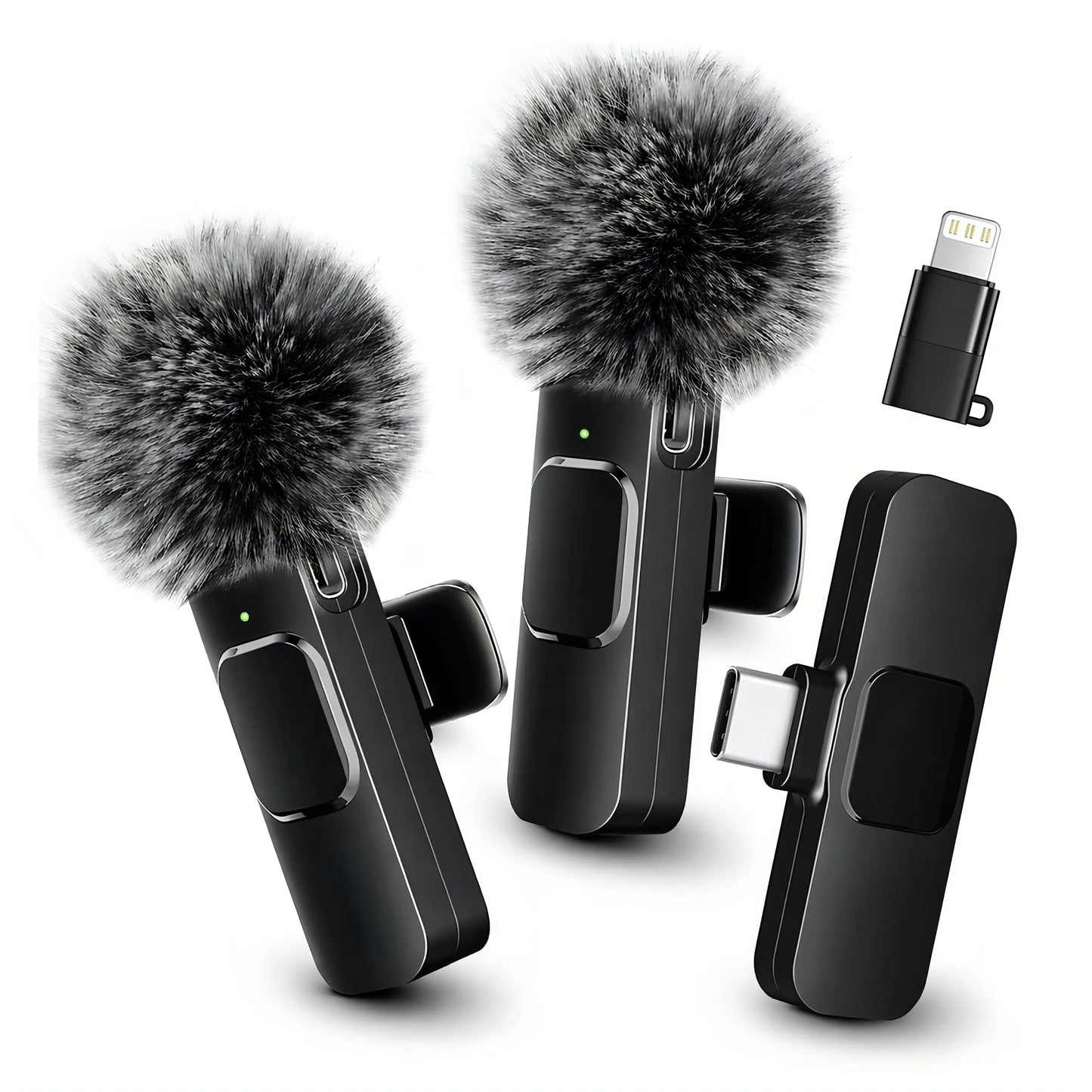 HITOZON Mini Wireless Lavalier Microphone for Iphone/Android Smartphones,Portable USB-C Lapel Mic for Audio/Video Recording,Plug-And-Play Wireless Microphone for Live Streams,Interviews,Teaching,Vlog,Youtube,Tiktok,Usb-C Mics