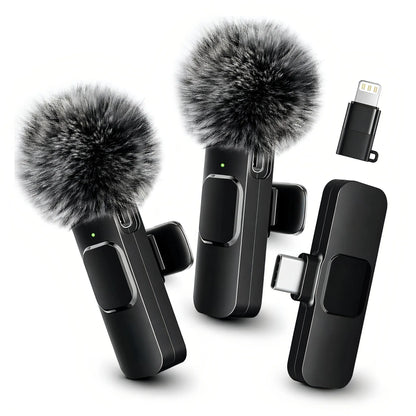 HITOZON Mini Wireless Lavalier Microphone for Iphone/Android Smartphones,Portable USB-C Lapel Mic for Audio/Video Recording,Plug-And-Play Wireless Microphone for Live Streams,Interviews,Teaching,Vlog,Youtube,Tiktok,Usb-C Mics